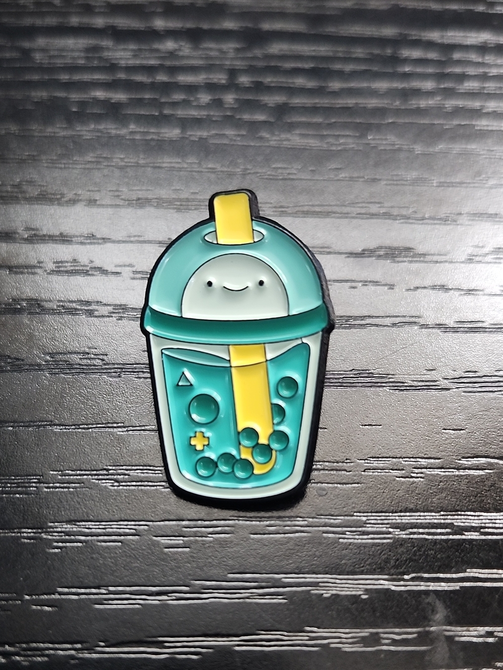 Adventure Time Bubble Tea Inspired Enamel Pin - Cute Collectible Accessory